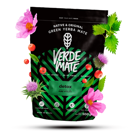 Yerba Mate Set para pareja y principiantes Verde Mate Herbal Energy 500g + Verde Mate Cactus de juarez 500g