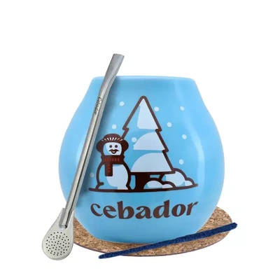 Set de invierno de Yerba Mate Calabaza + Bombilla