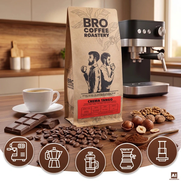 Bro Coffee Roastery – Café en grano Crema Tango 1 kg