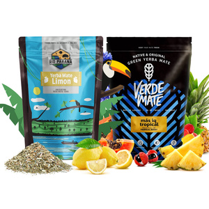 Juego de Yerba Verde Mate Green 3x500g