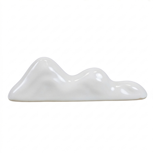 Chashaku-oki – Soporte para cuchara de matcha (blanco)