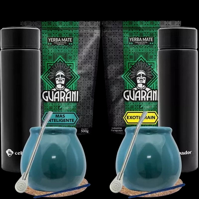 Set de Yerba Mate para dos + Termo