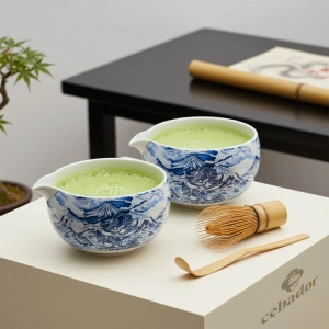 Set ceremonial para preparar té matcha: matcha BIO japonesa 30g + accesorios