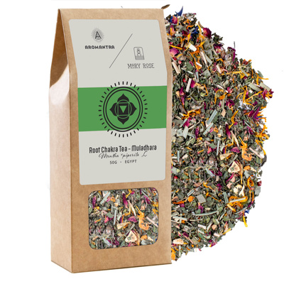 Aromantra x Mary Rose – Té Chakra Raíz Muladhara (té de hierbas) 50 g