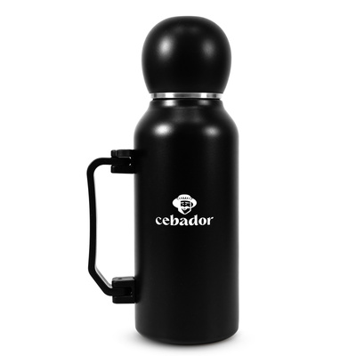 YerbaGo – Termo con calabaza y bombilla 1,3 L – negro