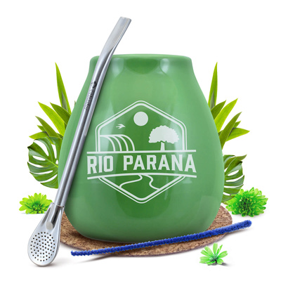 Yerba Mate set de inicio Calabaza + Bombilla