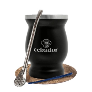 Set de Accesorios para Yerba Mate: taza térmica TermoMate + bombilla