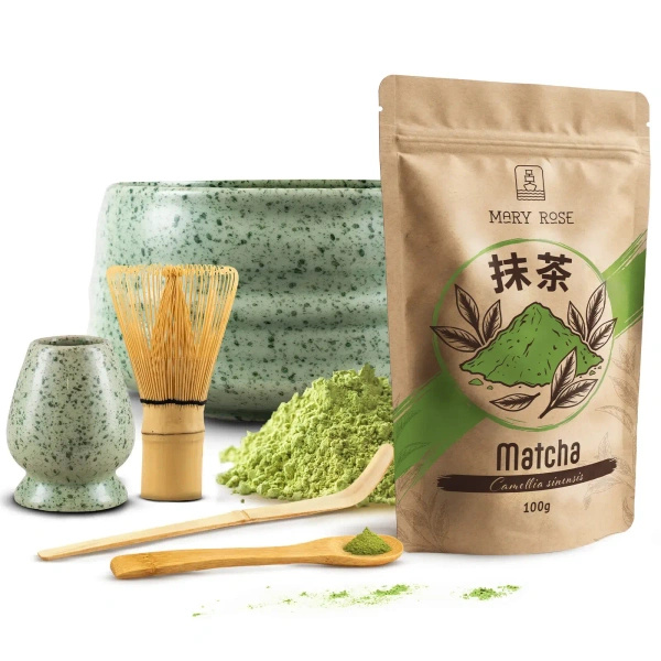 Juego para preparar té matcha