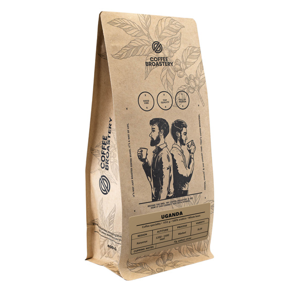 Bro Coffee Roastery - Café arábica en grano Uganda Kanyenye Speciality 400 g