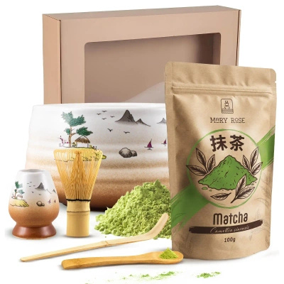 Set de regalo para preparar té matcha