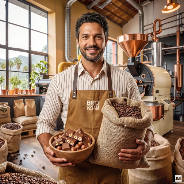 Bro Coffee Roastery – Café en grano Crema Rumba 400 g