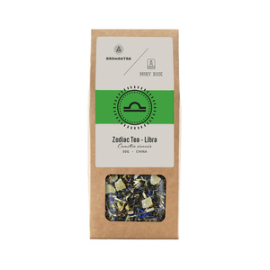 Set para Libra: té del zodíaco + piedra mágica