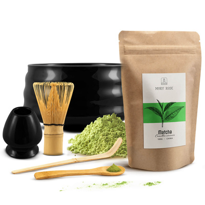 Juego para preparar té matcha