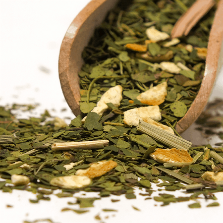 Yerbera – Lata metálica + Verde Mate Green Menta Limón 0,5 kg