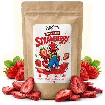 FiloLilo – Fresas liofilizadas (en rodajas) 20 g