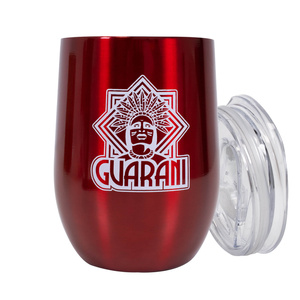 TermoLid – mate térmico para yerba mate con tapa – Guarani (rojo) – 350 ml