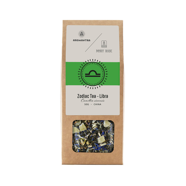 Set para Libra: té del zodíaco + piedra mágica