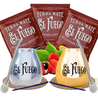 Yerba Mate Tykva PREMIUM set para dos
