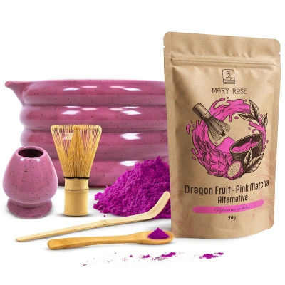Set para preparar Pink Matcha