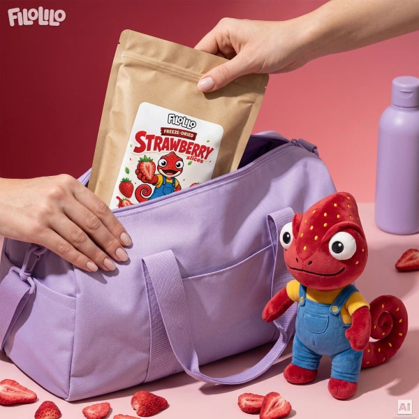 FiloLilo – Fresas liofilizadas (en rodajas) 100 g
