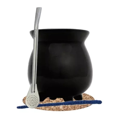 Yerba Mate Matero Caldero + Bombilla