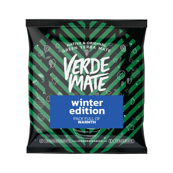 Set de regalo de invierno Yerba Mate 10x50g Calabaza + Bombilla