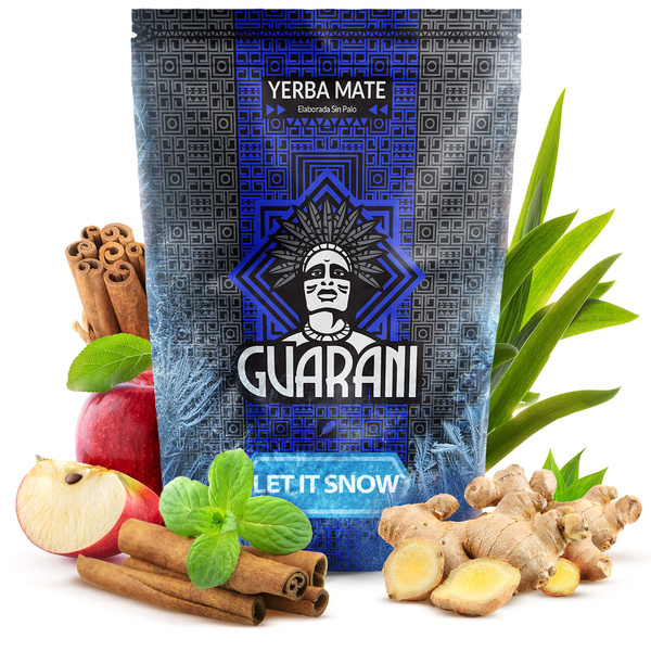 Set de regalo de Yerba Mate Guarani Let it Snow 0,4kg