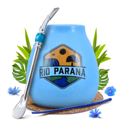 Yerba Mate set de inicio Calabaza + Bombilla
