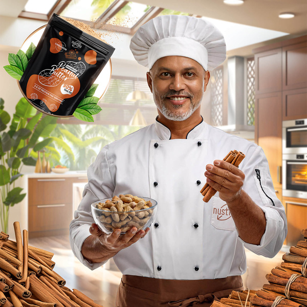 Nustino – Mantequilla de cacahuete en polvo – Cinnamon 400 g