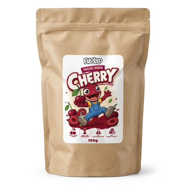 FiloLilo – Cerezas liofilizadas (enteras, sin hueso) 100 g