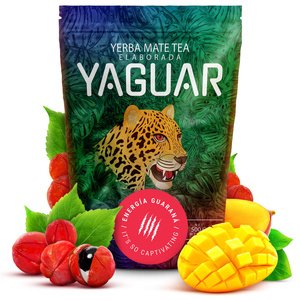 Yerba Mate Yaguar Energia 500g calabaza termo set
