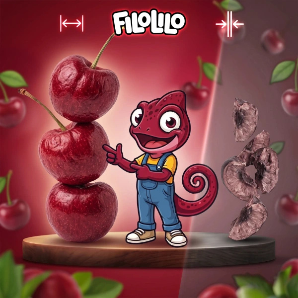 FiloLilo – Cerezas liofilizadas (enteras, sin hueso) 100 g