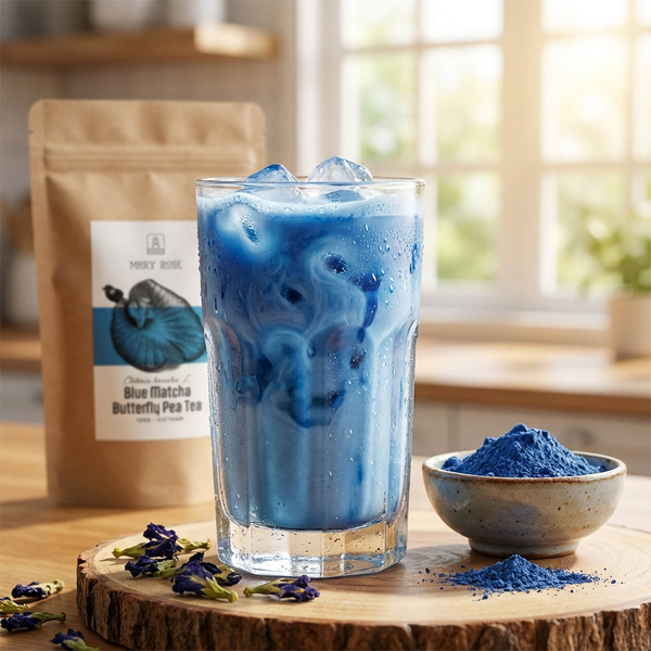 Mary Rose – Blue Matcha – Butterfly Pea Tea (en polvo) 100 g