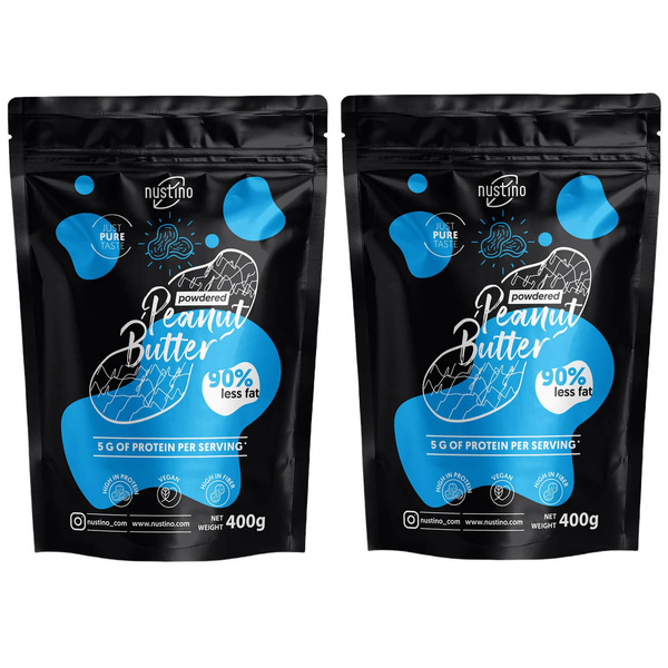 Set 2x Mantequilla de Cacahuete en Polvo Nustino