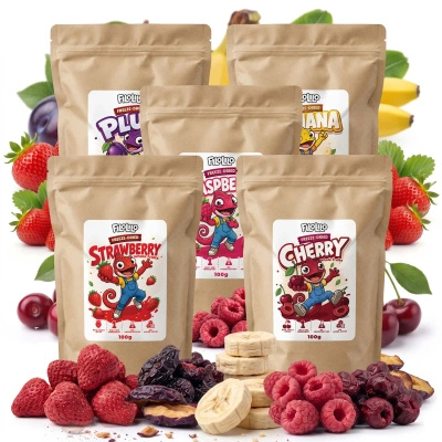 Set de frutas liofilizadas FiloLilo 5×100g