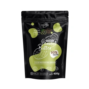 Set de regalo de crema de cacahuete en polvo Nustino: Pure + Chocolate + Pistachio & Chocolate 3x400g