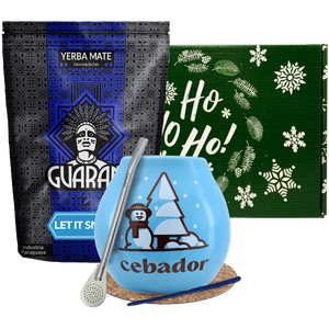 Set de regalo de Yerba Mate Guarani Let it Snow 0,4kg
