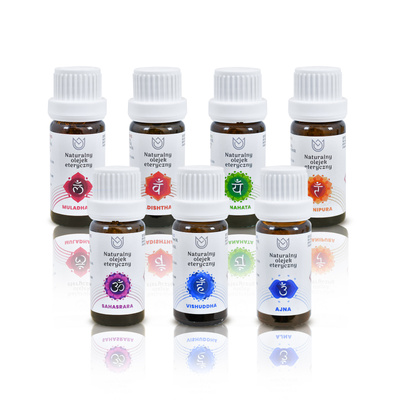 Set de aromaterapia: 7 aceites esenciales naturales para 7 chakras