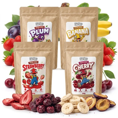 Set de frutas liofilizadas FiloLilo 4×20g