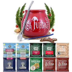 Yerba Mate 10x50g 500g set de muestras + accesorios