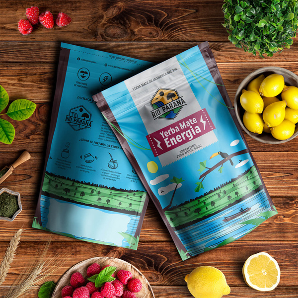 Set de regalo de invierno Yerba Mate Rio Parana Energia 0,5kg