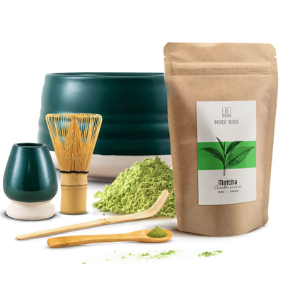 Juego para preparar té matcha