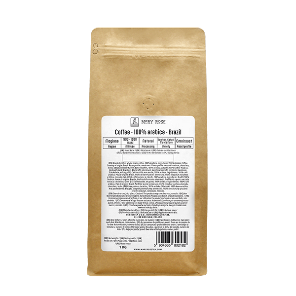Mary Rose -  café arábica en grano Mogiana Brazil premium 1 kg