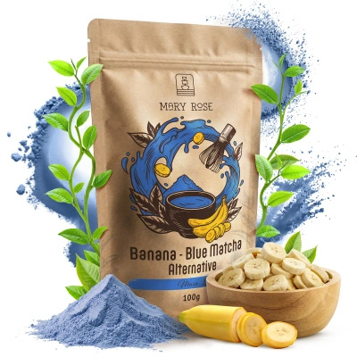 Mary Rose – Blue Matcha Alternative – Banana (en polvo) 100 g