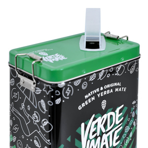 Yerbera – Lata metálica + Verde Mate Green Herbal Energy 0,5 kg