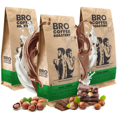 Set de Bro Coffee Roastery Brazil Samba 3x1kg (3kg)