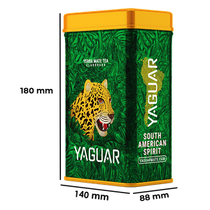 Yerbera – lata con Yaguar Silueta 0,5 kg