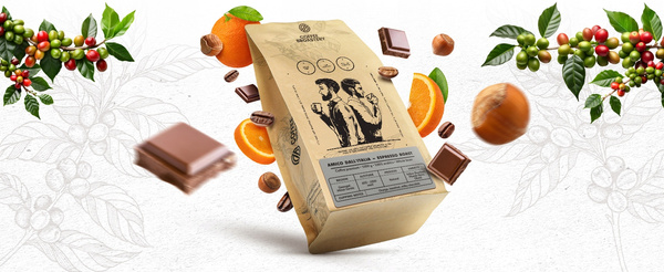 Bro Coffee Roastery - Café arábica en grano Amico dall'Italia Espresso Roast 1 kg