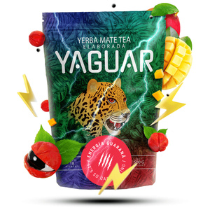 Set de regalo de Yerba Mate Yaguar Energia 0,5kg