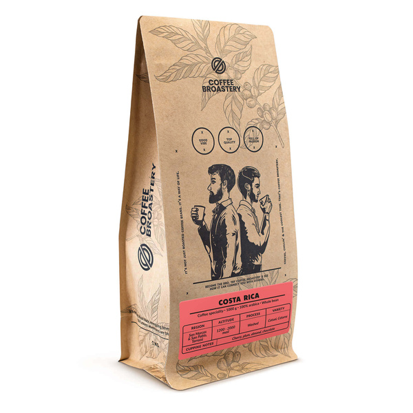 Bro Coffee Roastery - Café arábica en grano Costa Rica San Rafael Speciality 1 kg